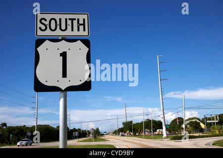 uns overseas Highway Route ein Süden durch Key Largo Florida Keys usa Stockfoto