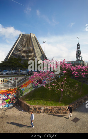 Metropolitan Cathedral, Centro, Rio De Janeiro, Brasilien Stockfoto