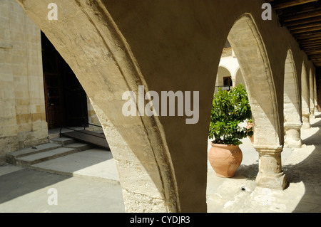 Moni Timiou Stavrou, Kloster des Heiligen Kreuz, Omodos Stockfoto