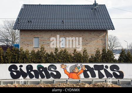 Graffiti, Leichlingen, Deutschland. Stockfoto