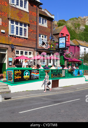 Der Delphin Pub-Rock-a-Nore Straße Hastings East Sussex England UK GB Stockfoto