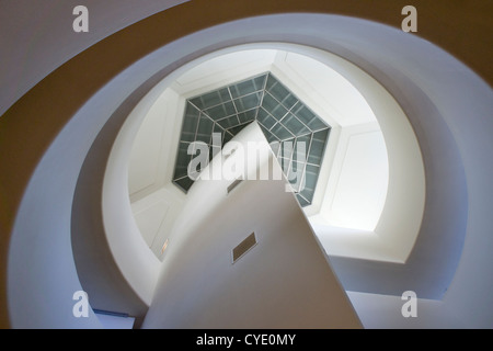 Innenansicht des Guggenheim Museum, New York, USA Stockfoto