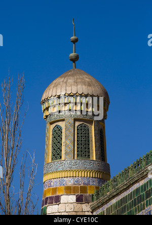 Abakh Hoja Minarett, Grabstätte der Muhatum Ajam, Kashgar, Xinjiang Uyghur autonome Region, China Stockfoto