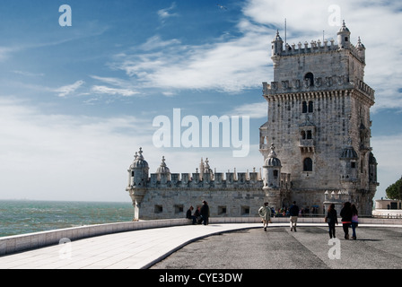 Elem Turm in Lissabon Stockfoto