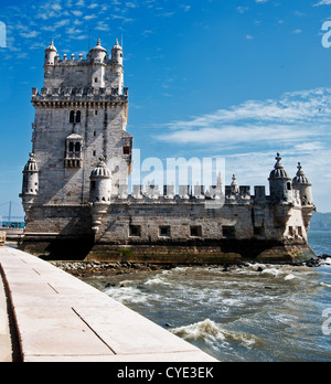 Elem Turm in Lissabon Stockfoto