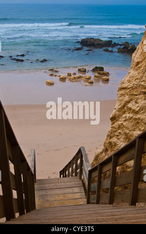 Praia da Rocha Strand am Atlantik im Süden Portugals Algarve Stockfoto