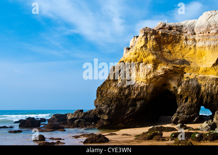 Praia da Rocha Strand am Atlantik im Süden Portugals Algarve Stockfoto