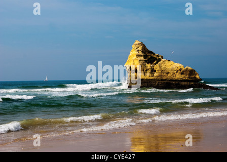 Praia da Rocha Strand am Atlantik im Süden Portugals Algarve Stockfoto