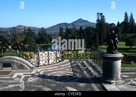 Powerscourt House Gärten Co Wicklow Irland Stockfoto