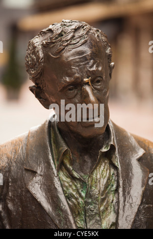 Spanien, Region Asturien, Provinz Asturien, Oviedo, Statue von Regisseur Woody Allen Stockfoto