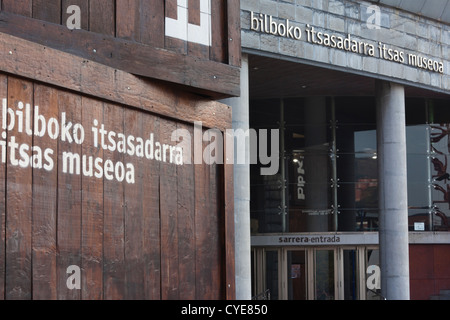 Spanien, Land Baskenland, Provinz Vizcaya, Bilbao, Museo Maritimo Ria de Bilbao, Schifffahrtsmuseum, außen Stockfoto