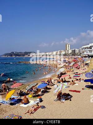 8356. Lloret de Mar, Costa Brava, Spanien, Europa Stockfoto