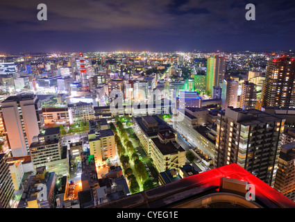 Stadtbild von Sendai, Japan. Stockfoto