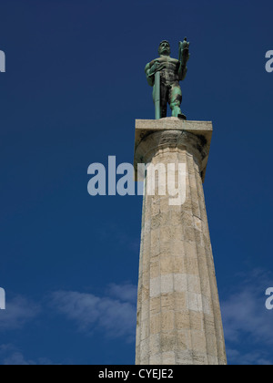 Victor, Wahrzeichen von Belgrad, Serbien Stockfoto