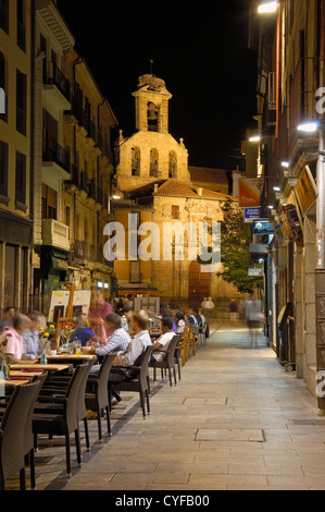 Salamanca, Rua Mayor Straße, Via De La Plata, Calle De La Rua Mayor, Kastilien-León, Spanien. Stockfoto