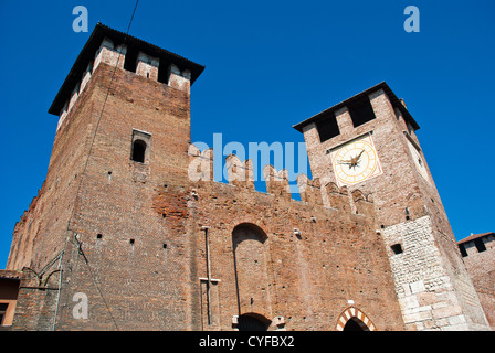 Castelvecchio in der Stadt von Verona in Norditalien Stockfoto