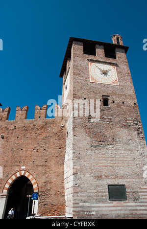 Castelvecchio in der Stadt von Verona in Norditalien Stockfoto