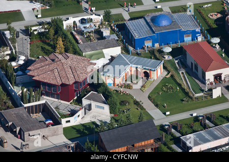 Niederlande, Venlo, FLORIADE, World Horticultural Expo 2012, alle 10 Jahre. Luft. Stockfoto