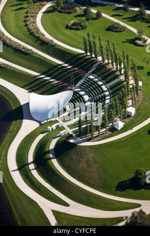 Niederlande, Venlo, FLORIADE, World Horticultural Expo 2012, alle 10 Jahre. Luft. Amphitheater. Stockfoto
