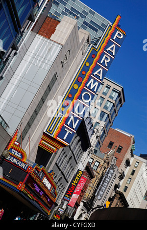 Paramount Theater im Theater District, Boston, Massachusetts, Amerika Stockfoto