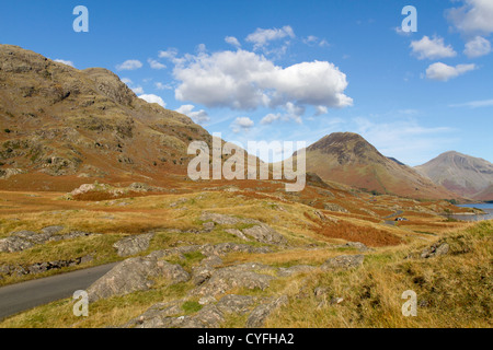 Die Fjälls und Berge rund um Wastwater in den Lake District Cumbria Stockfoto