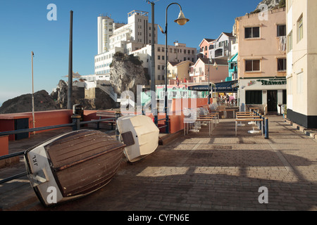 Catalan Bay, Gibraltar Stockfoto