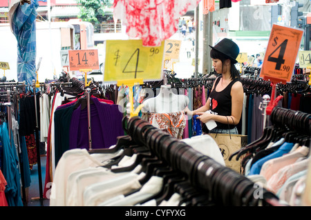 Straßenszene, Bugis, Singapur Stockfoto