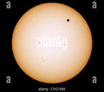 Venustransit 2012 Stockfoto