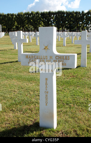 Grab von Kapitän Marcellus Chiles Empfänger der Congressional Medal Of Honor Stockfoto