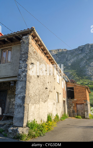 El Mazuco kleines Dorf in den Bergen Asturien, Spanien Stockfoto