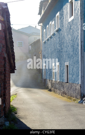 El Mazuco kleines Dorf in den Bergen Asturien, Spanien Stockfoto