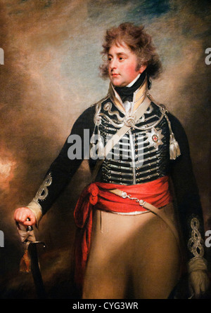 König George IV 1762 – 1830 als Prince Of Wales von Sir William Beechey Englisch 142.9 x 113 cm Stockfoto