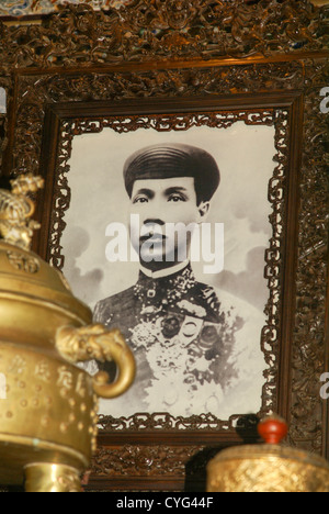 Das Grab und letzte Ruhestätte Plave Khai Dinh, Kaiser von Vietnam von 1916 bis 1925, Hue, Vietnam Stockfoto