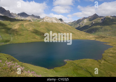 Frankreich: Lac du Chevril in der Nähe von Tignes Stockfoto