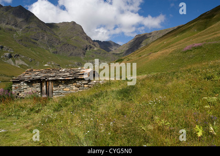 Frankreich - Col de L'Iseran "Schäferhütte" Stockfoto