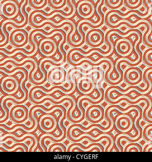 Pop-Art-Muster, abstrakte nahtlose Textur; Vektor-Illustration Kunst Stockfoto