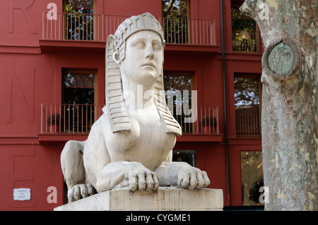 Sphinx, Passeig del geboren, Palma, Mallorca, Spanien, Europa. | Sphinx, Passeig del geboren, Palma, Mallorca, Spanien, Europa. Stockfoto