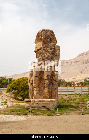 Kolosse von Memnon. Luxor, Ägypten Stockfoto