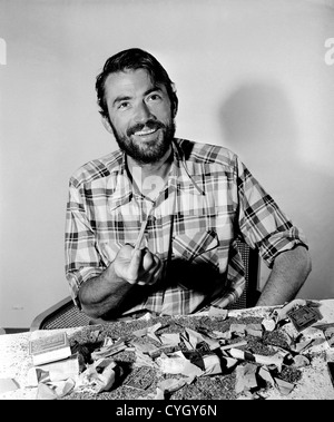 Gregory Peck PORTRAIT mit BARBE Stockfoto