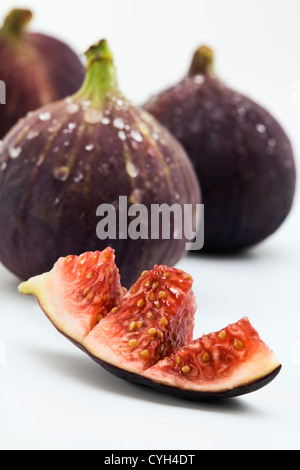 Frische Feigen hautnah Stockfoto