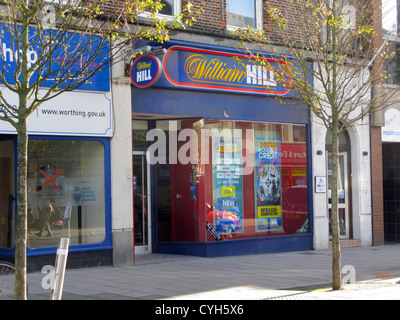 William Hill Wetten shop Worthing West Sussex UK Stockfoto