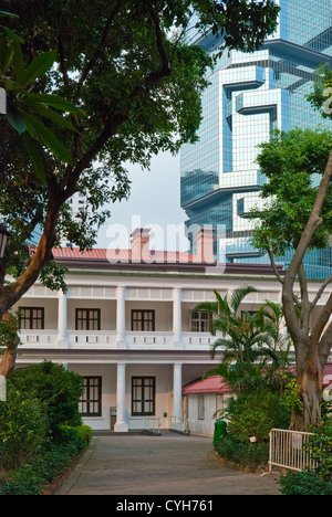 Flagstaff House Museum, Teegeschirr, Hong Kong Park Stockfoto