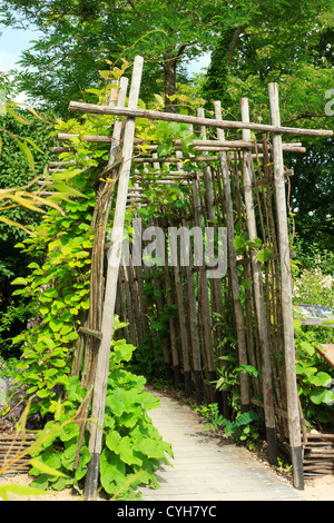 Frankreich, Festival des Jardins de Chaumont-Sur-Loire, Pergola (für Presse und Buch nur) Stockfoto