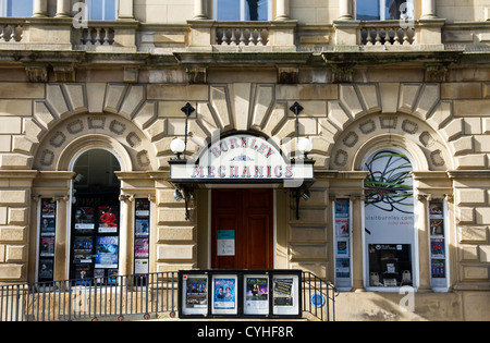 Burnley Mechanik, Theater und ehemaligen Mechanics' Institute (errichtet 1854-5), Burnley, Lancashire, England, UK Stockfoto