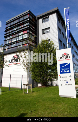 University of Central Lancashire (UCLan), Burnley College-Campus, Burnley, Lancashire, England, UK Stockfoto