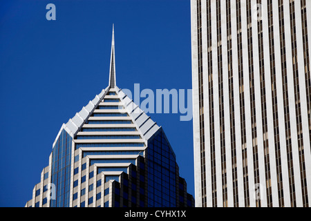 Zwei Prudential Plaza Neubau Bürogebäude und Tower, Chicago, Illinois, Amerika Stockfoto