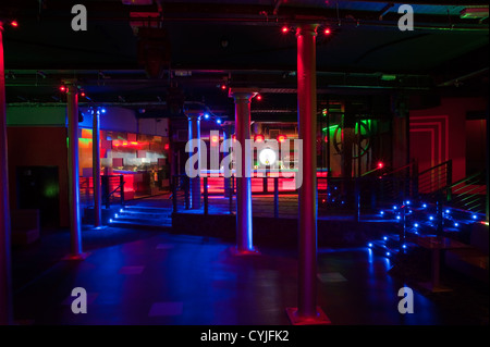 Nacht Club, Dancefloor, Innenarchitektur Stockfoto