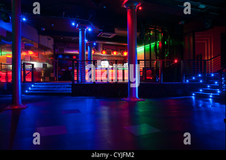 Nacht Club, Dancefloor, Innenarchitektur Stockfoto