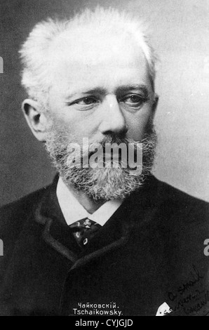 PYOTR TCHAIKOVSKY (1840-1893) russischen Komponisten um 1905 Stockfoto