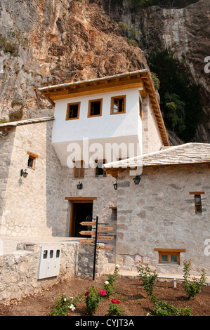 Tekija - Derwisch Haus an Buna Fluss Quelle, Blagaj, Bosnien und Herzegowina Stockfoto